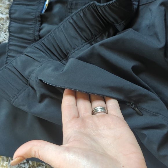 All In Motion Black Stretch Quick Dry Capri Jogger Track Pant Womens Size Large - Picture 3 of 10